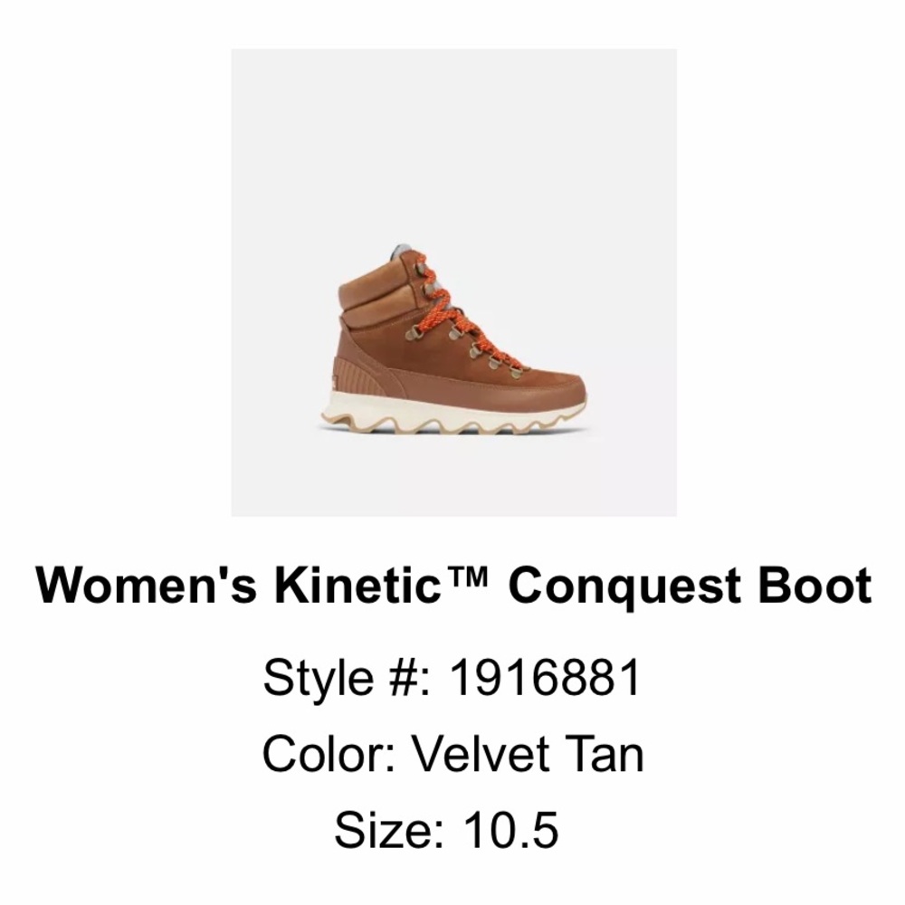 Sorel kinetic conquest boot